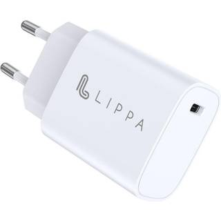 Lippa 20W USB-C PD Wall Charger, White