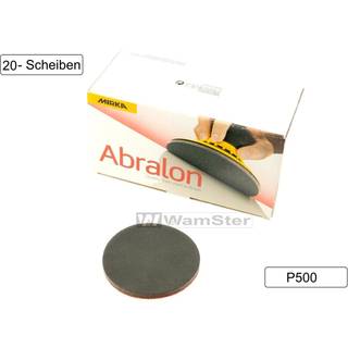 Sliberondeller Mirka Abralon, Ø77 mm Grip, P500, 20-pak