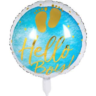 Folieballon Hello Boy 45cm