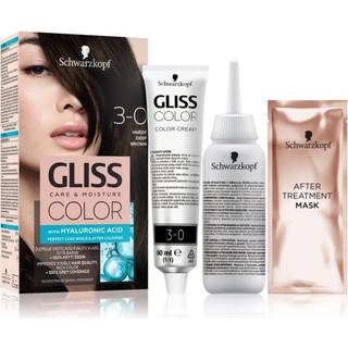 Schwarzkopf Gliss Color Permanent hårfarve Skygge 3-0 Deep Brown 1 stk. - 1 stk.