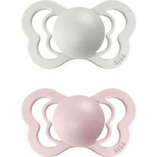 BIBS Couture Natural Rubber Size 1: 0+ months sut Haze / Blossom 2 stk. - 2 stk.