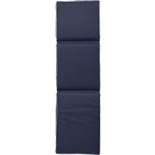 Diyti Plain Solsengshynde 50x186 Cm - Puder til Solsenge Polyester Marineblå - 08-NAVC-PN-NAV/WHI