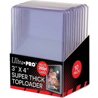 3" x 4" Super Thick Toploader 260PT (10 stk)