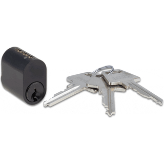 Jasa NOIR oval cylinder 6-stift, - banke- og dirkesikring