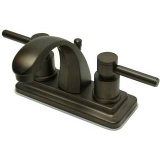 Kingston Brass KS4645DL 4 in. CentreSet badev?relse vandhane olie gnidet bronze