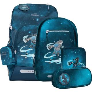 Beckmann Active Air FLX 20-25L Ninja Master Schulrucksack 4tlg. Set