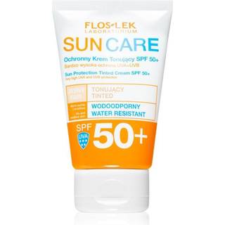 FlosLek Laboratorium Sun Care Derma Toning creme Til tør og sensitiv hud SPF 50+ 50 ml - 50 ml