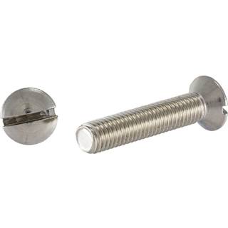 Schäfer & Peters 09644640 Maskinskrue M6, MKFS A4, DIN 964 A M6 x 40 mm, pakke med 200