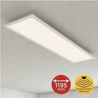 LED-panel Piatto, sensor, 119,5 x 29,5 cm