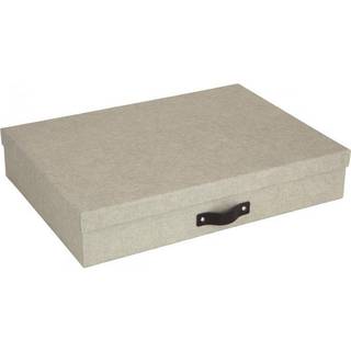 Opbevaringsboks - Beige - 43,5cm x 31cm x 8,5cm - Marie