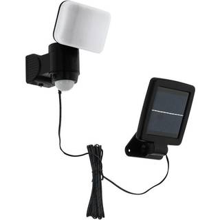 Casabas LED-solcellelampe med sensor, sort