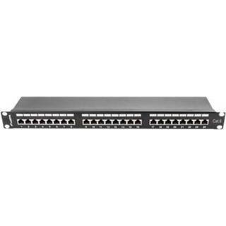 Lanberg PPS6-1024-B - patch panel - 1U - 19"