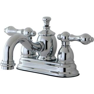 Kingston Brass KS7101al 4 in. Centerset badev?relse vandhane poleret krom