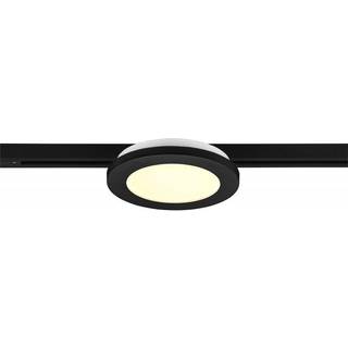 Camillus LED-skinnelampe til DUOline, sort, Ø 17 cm