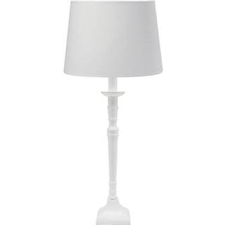 PR Home bordlampe Salong Sofia Lin, hvid 55 cm stof/metal