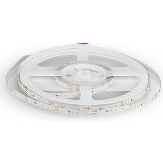V-Tac 3,6W/m LED strip - 5m, 60 LED pr. meter, Farvet lys - Farve : Gul