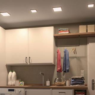 Paulmann LED-panel Areo 3.000K kantet 17,5cm hvid