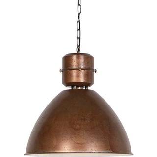 Industriel pendellampe rustbrun - Flynn