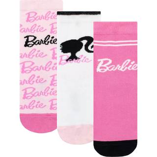 Character Character Pink Barbie 3 Pack Socks