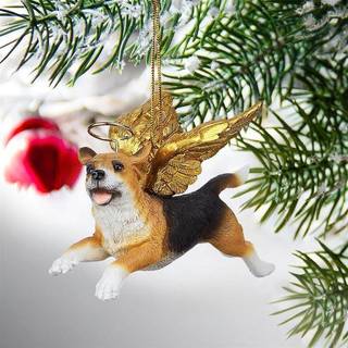 Juletr? ornamenter - ?r pooch Beagle Holiday Angel Dog ornamenter