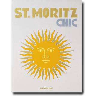 Assouline Coffee Table Books - 'St. Moritz Chic' in white, yellow paper