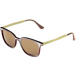 Sinner Aliso Polarized SISU-866-40-P30 51 Solbriller Mænd Brun - Shiny Dark Brown - 51mm