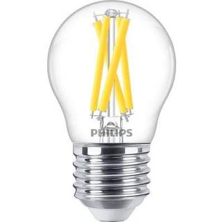 Philips MASTER LED E27 Kugle Filament Klar 5.9W 806lm - 922-927 Dim To Warm | Bedste Farvegengivelse - Dæmpbar - Erstatter 60W
