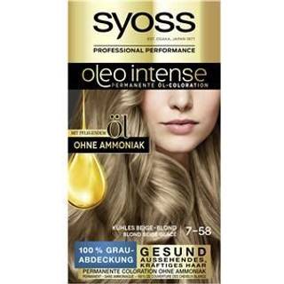 Syoss Professional Performance Oleo Intense permanent olie-farvning 7-58 Kølig beige-blond