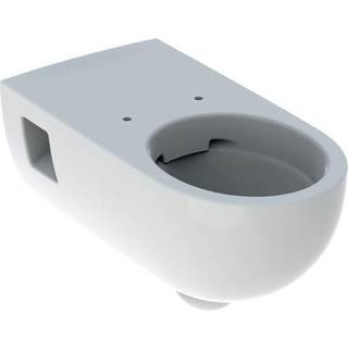 Geberit Renova Comfort væghængt toilet, ekstra lang, delvist skjult montering, Rimfree: T=70cm, Hvid