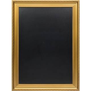 Securit Gold Chalkboard sort kridttavle 73x97cm med guldramme