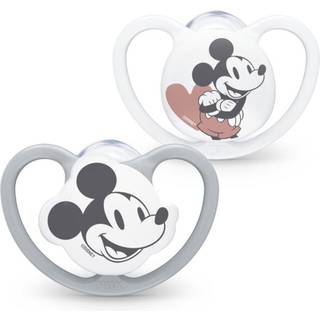 Nuk Space Disney, Str. 1 (0-6 Mdr.), Anatomisk - Silikone, 2-pak