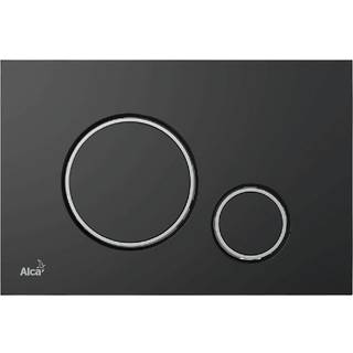 Alca M778 betjeningsplade i mat sort/krom