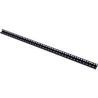 Adam Hall 61535 B KRaftig Rack Skinne (Sort) - 8 Unit
