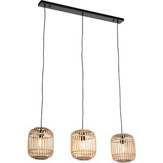 Hængende lampe i rattan 3-lys - Manila