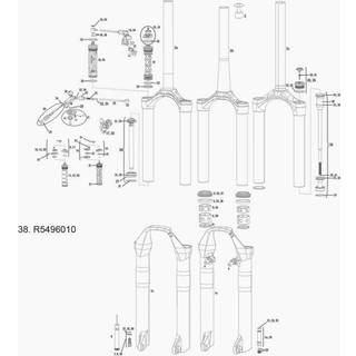 Rockshox Rockshox Sid, Reba, Bluto Skumring 32X5 mm, Pakke med 1 stk.