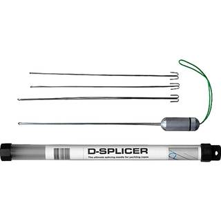 Splejsenåle D-Splicer Sæt, håndtag + 4 nåle, 2 stk Ø1 mm 24 cm + 2 stk Ø1.5 mm x 26 cm, til tov Ø0 - 4 mm