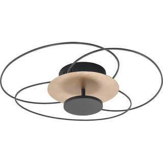 Fiore LED-loftlampe, 2.700 K, sort/guld