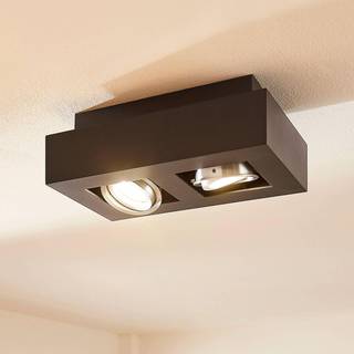 Arcchio spotlight Vince, 25 cm, sort, metal, GU10