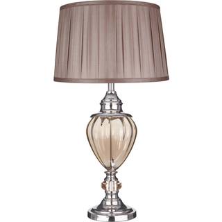 Greyson bordlampe med tekstilskærm, brun