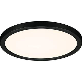 Paulmann Areo LED-panel rund sort 3000K Ø17,5cm