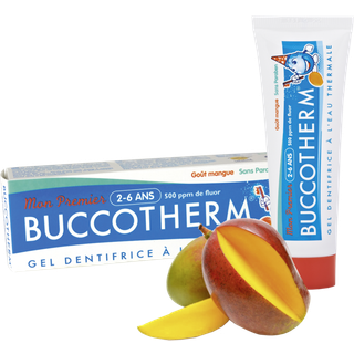 Buccotherm Børnetandpasta Mangosmag - 2-6 årige