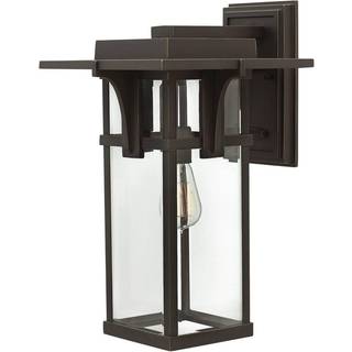 Manhattan L udendørs væglampe, bronze