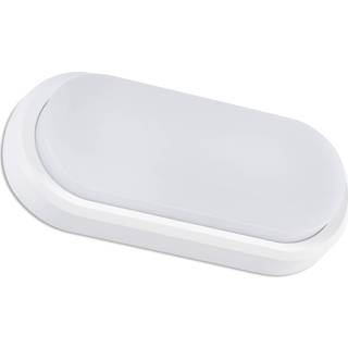 Fred XL IK10 udendørs LED-væglampe mørkegrå/hvid