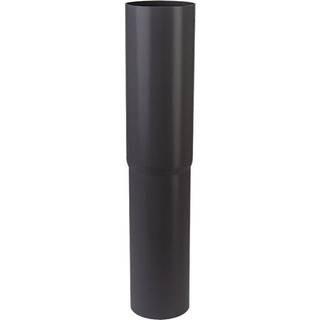 Plastmo lige nedførsel, PVC, grafit - Ø110 mm