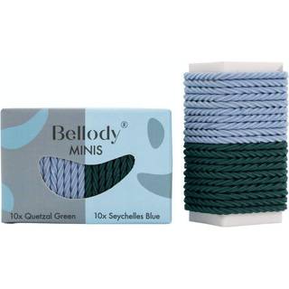 Bellody Haarstyling Haarbaand-og-haarelastikkerMini hårspænde-sæt Quetzal Green + Seychelles Blue 20 Stk. (2,00 kr / 1 stk.) - 20 Stk.