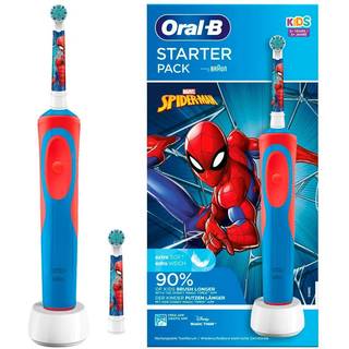 Oral-B Spiderman El-tandbørste + Ekstra Børstehoved
