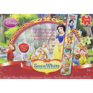 Snow White and the seven dwarfs - Børne Højde måler - 25 brikker