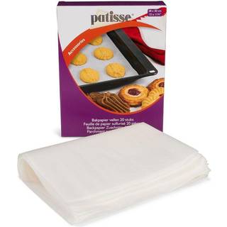 Parchment Paper/Bagepapir 38x30cm - 20 stk., Patisse