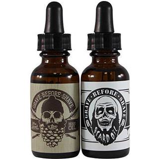 Grav før barbering skægolie 2 -pakke