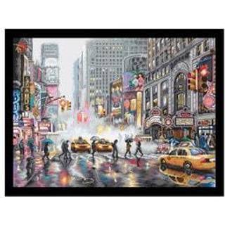 Letistitch New York t?llede Cross Stitch Kit 40x30cm